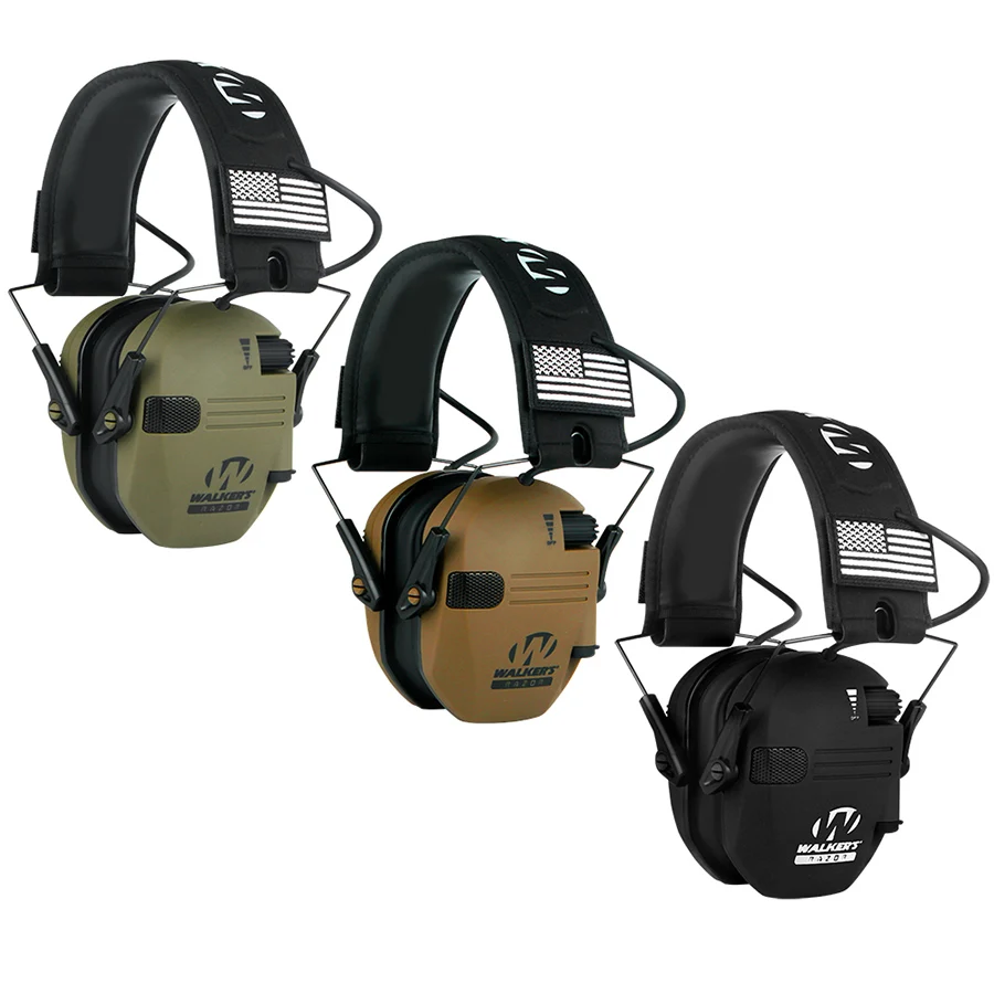 Orijinal Askeri Taktik Elektronik Çekim Earmuffs Açık Avcılık Ses Alma Gürültü Azaltma Koruma İşitme Kulaklık