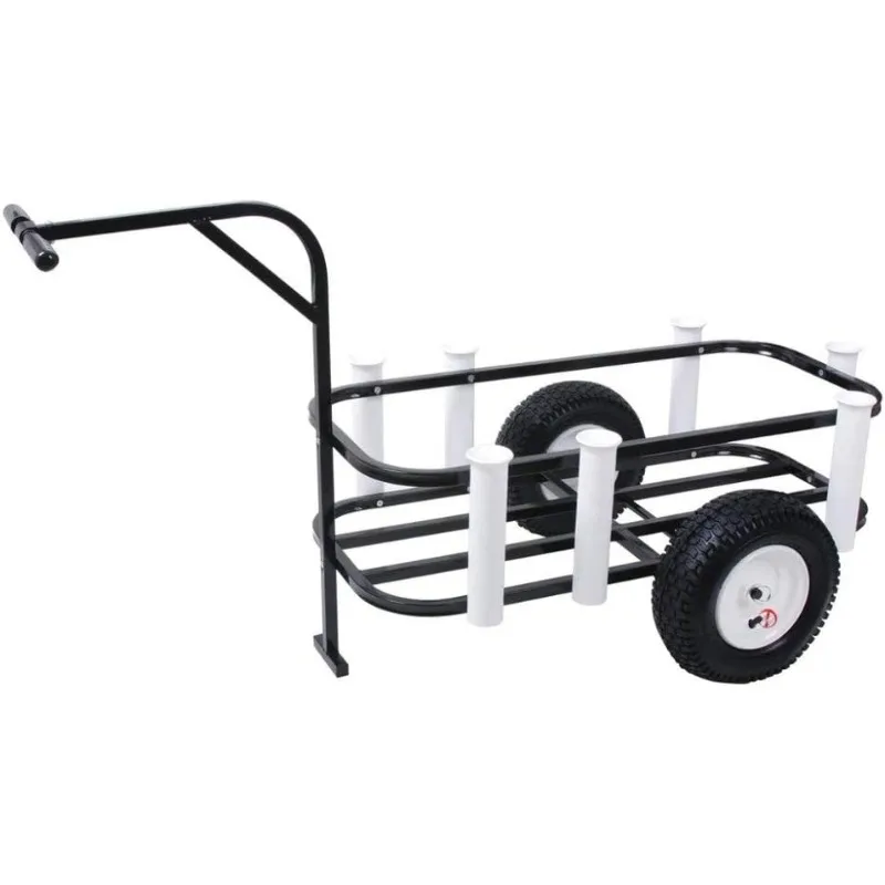 

Sea Striker Deluxe Surf, Pier and Beach Cart – Outdoor Fishing Rolling Wheel Wagon