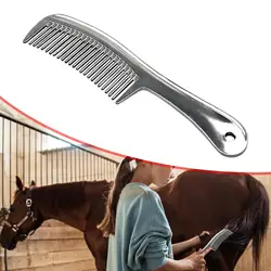 Peine de aseo para caballos, herramienta de masaje, accesorios ligeros para el cuidado del cabello de mascotas