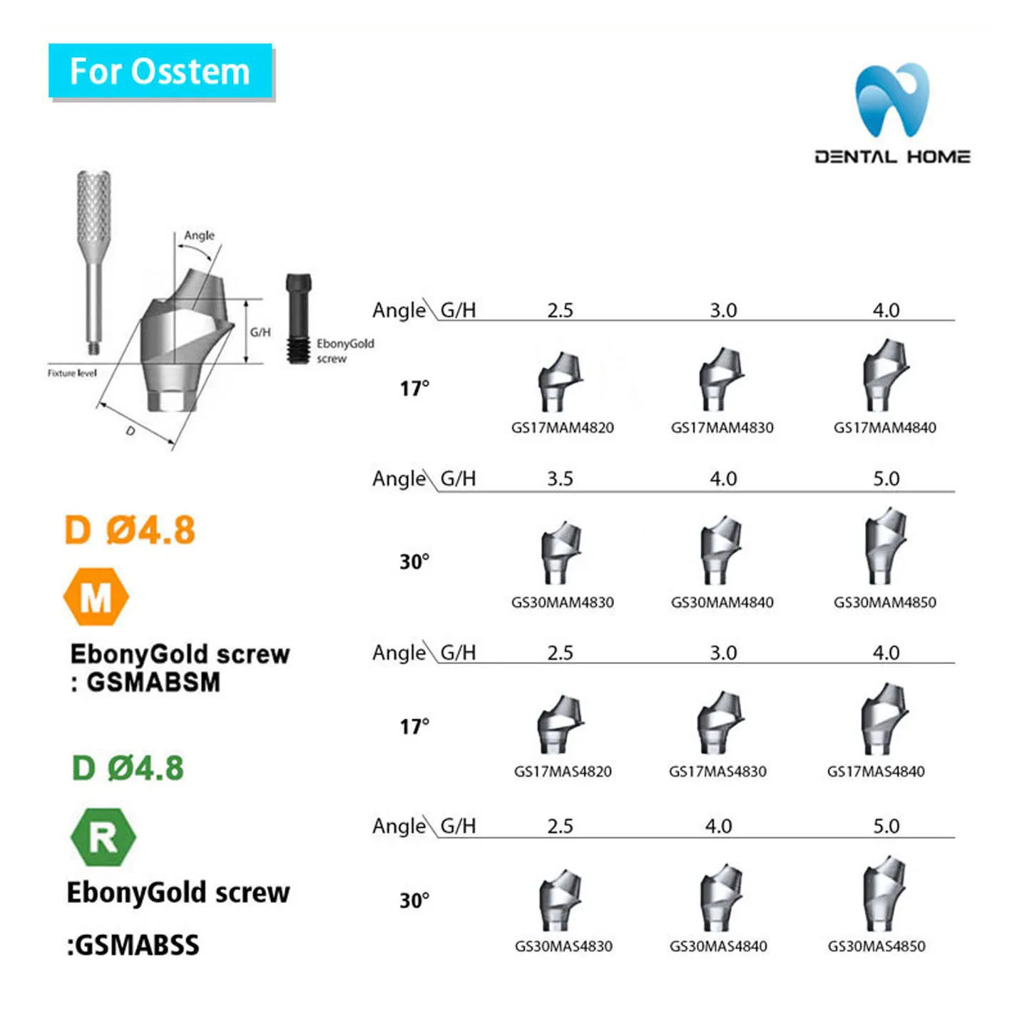 For Osstem Multi unit Angled Abutment Dental Implantation Tool Kit Professional Dental Equipment And Supplies