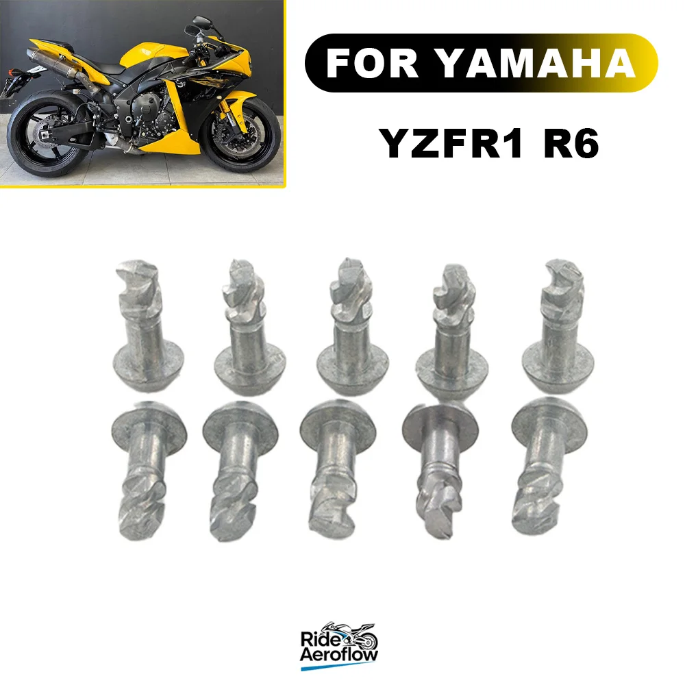 Suitable For YAMAHA YZF R1 R6 YZFR1 YZFR6 Fairings Quick Release Fastener Turn Rivet Universal 2004 -2014