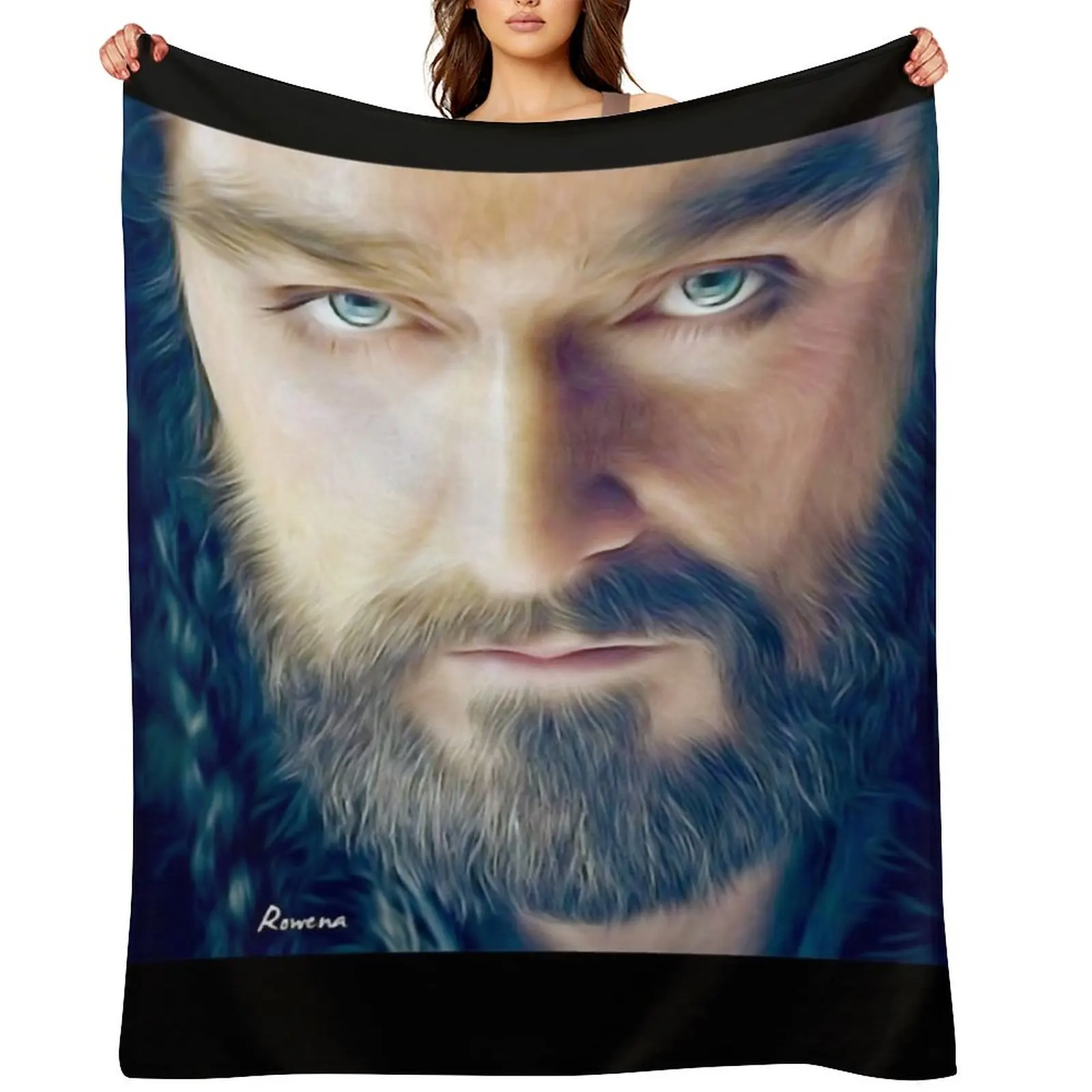 

For Men Women Richard Armitage Thorin Cute Graphic Gift Throw Blanket Plaid Fashion Sofas heavy to sleep Warm Blankets