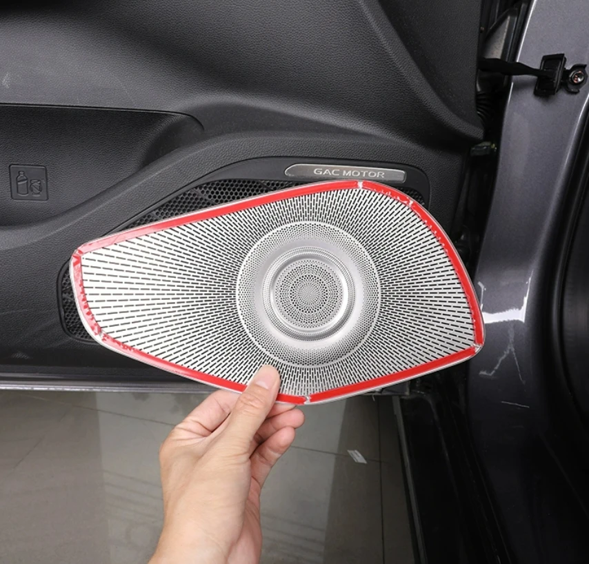 4PCS For Trumpchi GAC Empow 2022 2023 Door Speaker Audio Loudspeaker Cover Trim Interior Accessories