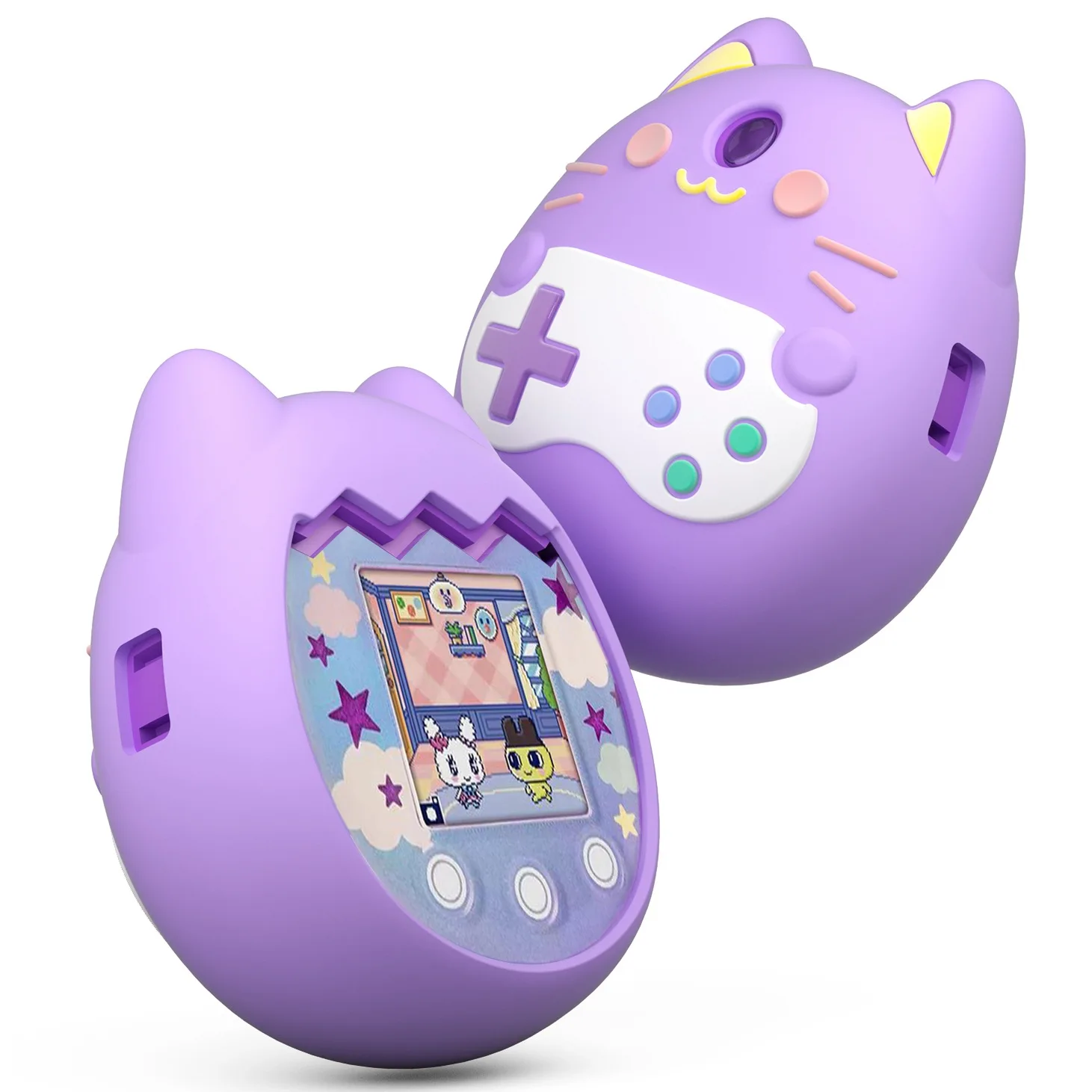 

Virtual Electronic Pet Protective Case Game Machine Protective Cover For Tamagotchi Pix Silicone Case Anti Scratch Shockproof