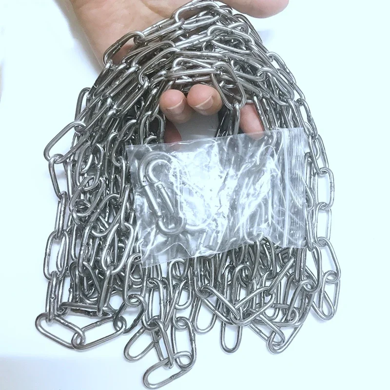 304 stainless steel chain 1.2mm 5m 10m chain hoop chain chandelier chain hanging clothes