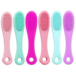 Dog Cat Finger Toothbrush Pet Soft Finger Nose Blackhead Cleaning Brush Silicone Dog Wool Brush pet products  dog supplies