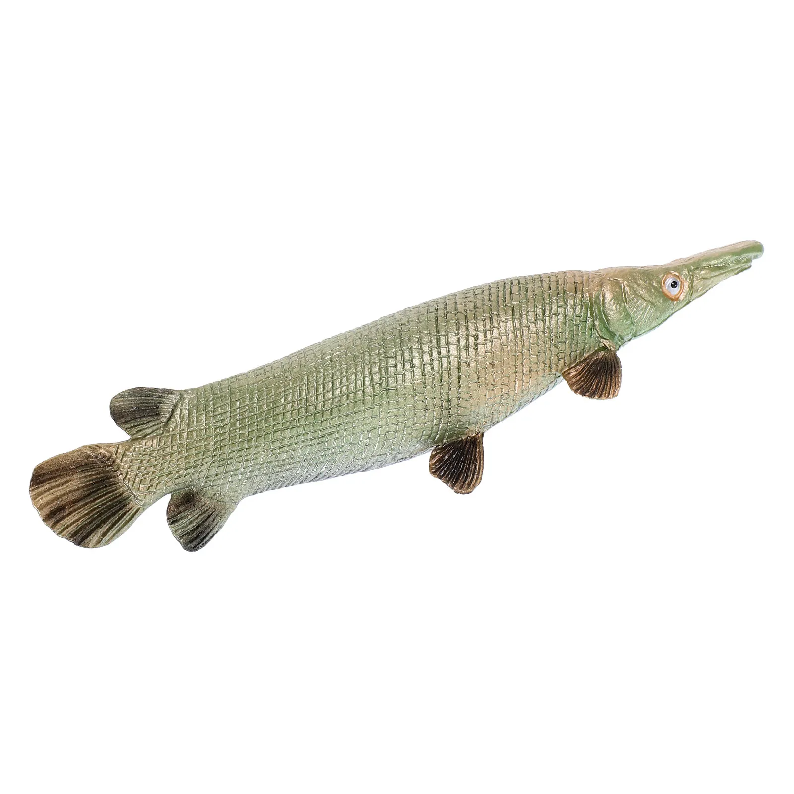 

Realistic Ocean Fish Sculpture Atractosteus Spatula Solid Plastic Marine Animal Educational Figure for Kids Nature Learning