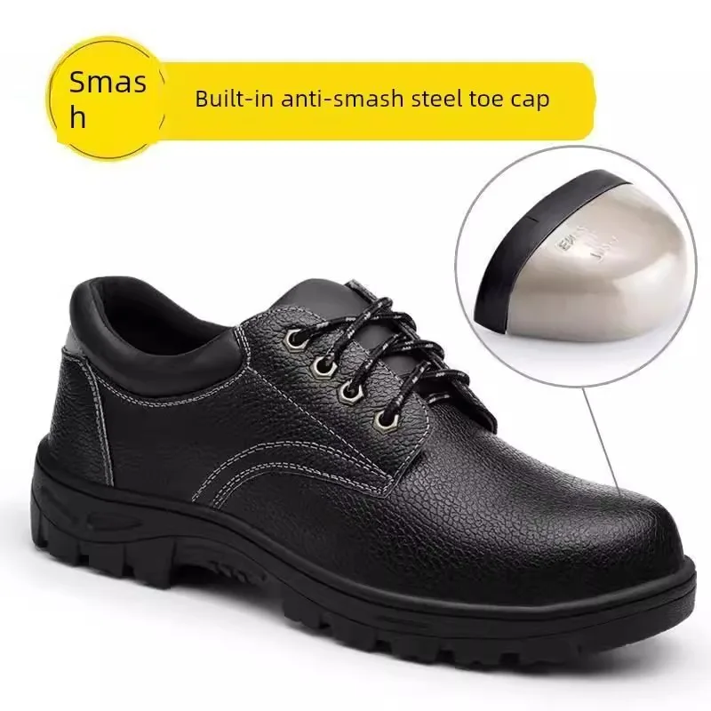 Men's Se Work oes Anti-impact Puncture Resistant Lightweight Breathable Steel Toe Steel Plate Construction Site Labor P...