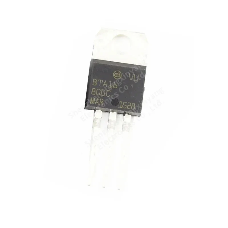 10PCS Bta16-800c BTA16 TO220 In-line 16A 800V bidirectional thyristor