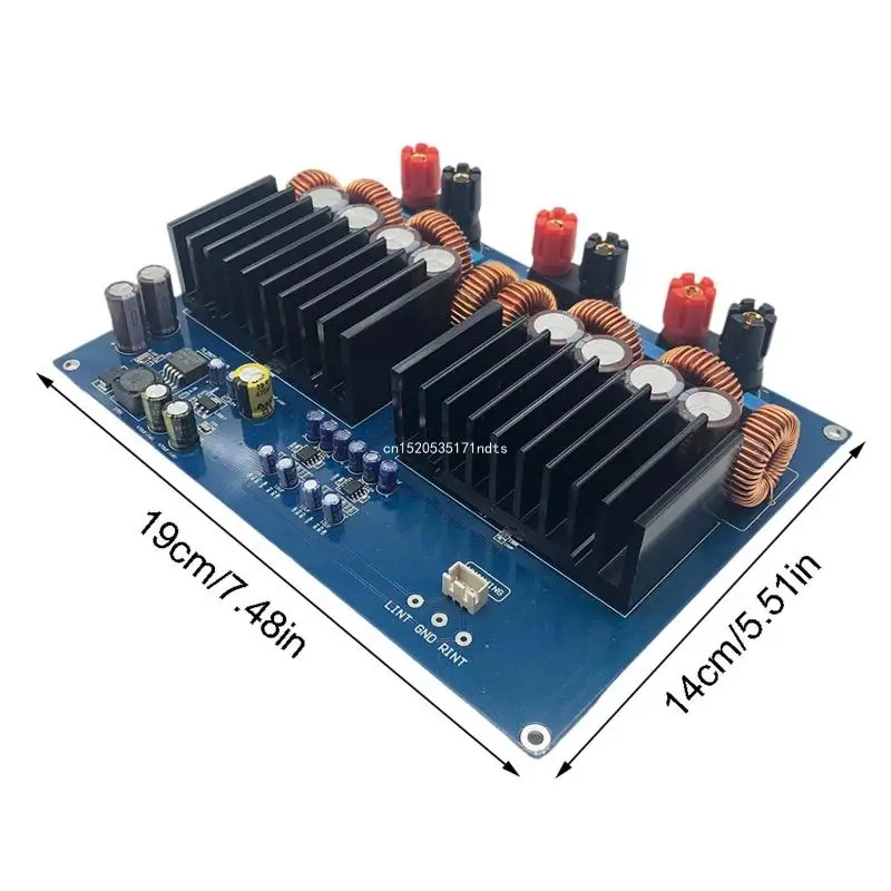 1200W TAS5630 + OPA1632DR 330UF/100Vx4 2.0 Channel Class D Digital Amplifier Board Dropship