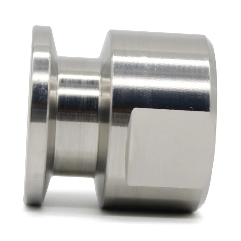 KF16 KF25 KF40 Stainless Steel Internal Thread Adapter Vacuum Metric Flange Joint Internal Thread Nut 304 Threaded Joint