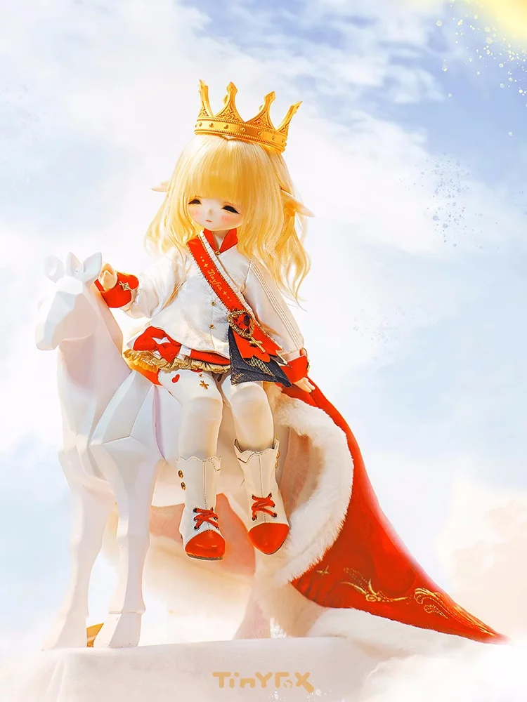 

BJD Doll Toys Foxking Rotatable Joints Quadratic Element Authority Genuine Tinyfox Girls Elegant Baby Crown 1/4 DIY 27.5cm Dolls