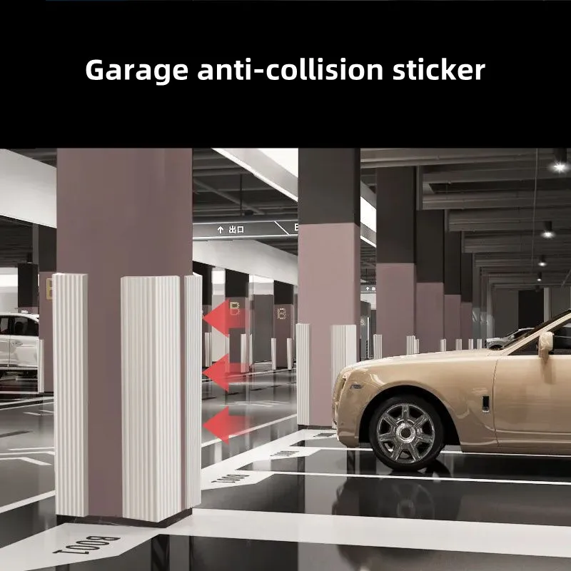 200cm X 20cm X 1cm Garage Wall Protector Car Door Protection Sponge Pad Anti-collision Safety Parking Garage Protector