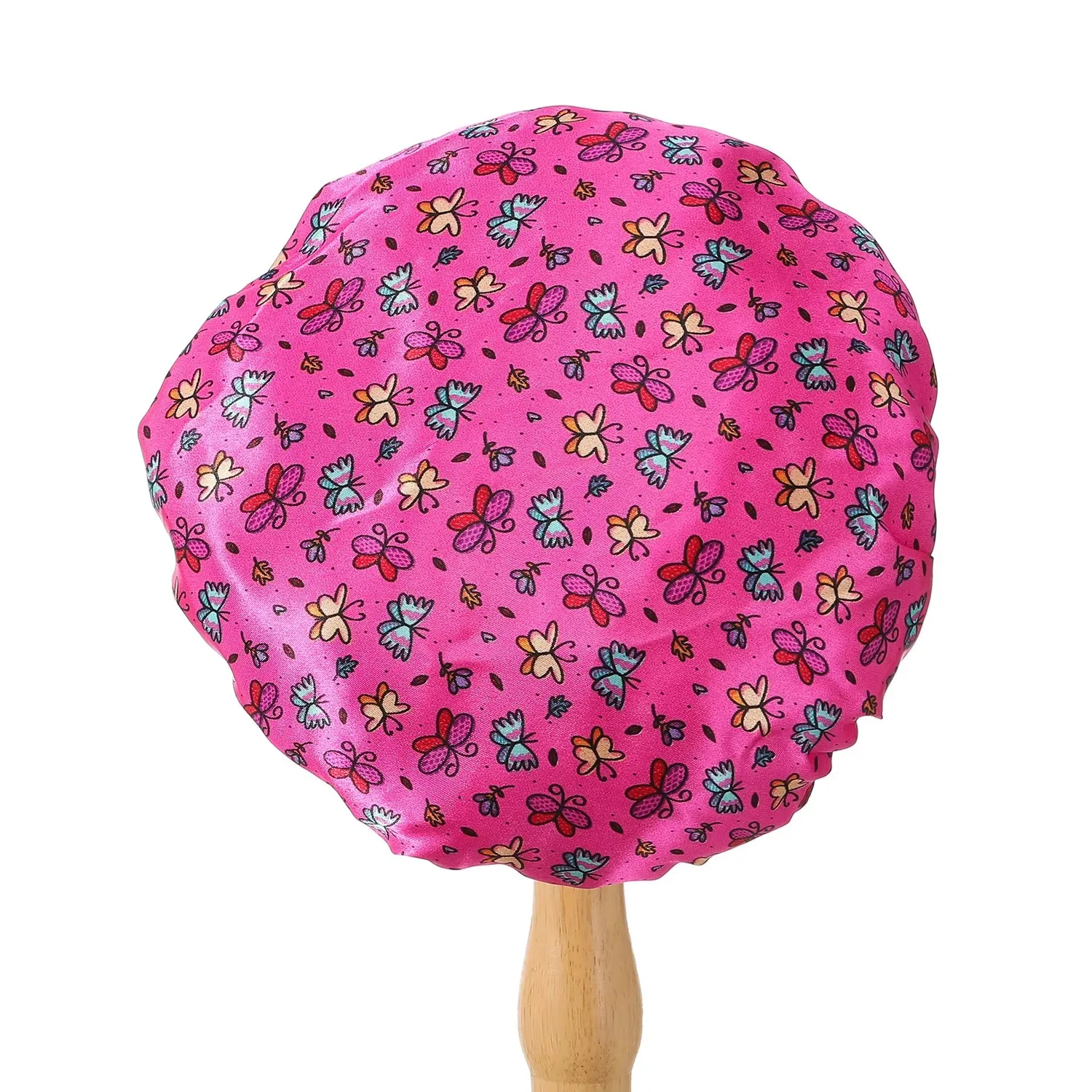 Satin-Mütze für Baby-Haarpflege, Nachtschlaf, Seidenmütze, Mütze für Neugeborene, Mädchen, Kinder, Schlafmütze, Mütze für Kinder, Kochmütze – Detail 6