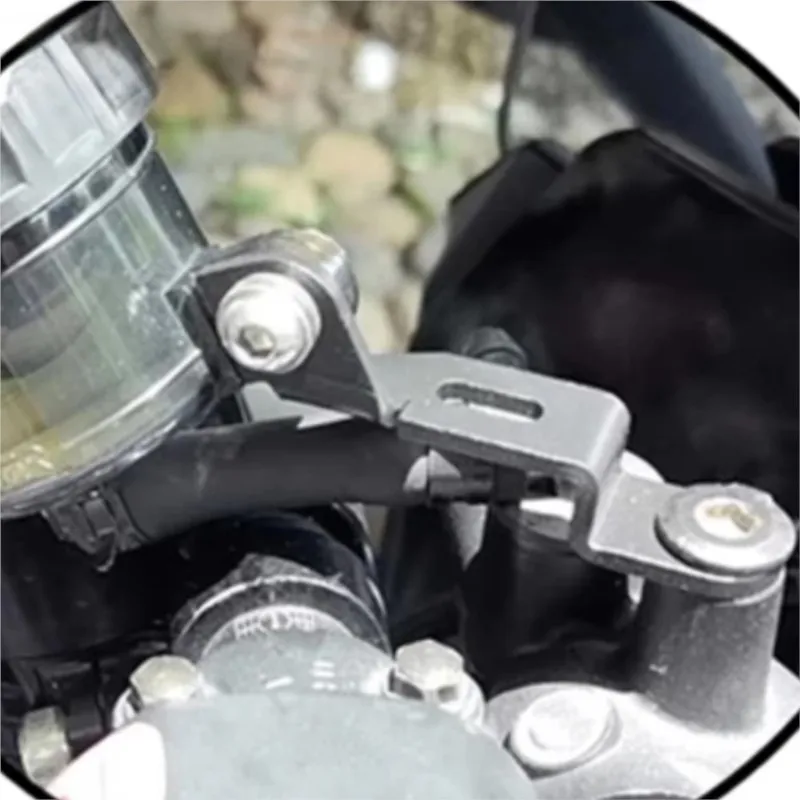Motorcycle Brake Master Cylinder Fluid Reservoir Tank Oil Cup Support For KOVE 450RR 2024-2025-2026-2027 Brake Tank Bracket