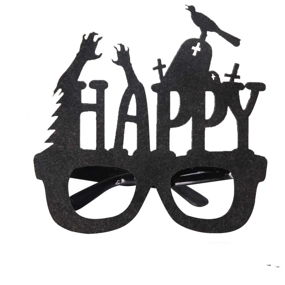 Gift Funny Cobweb Skull Head Ghost Party Eyeglasses Frames Ghost Halloween Decoration Glasses Halloween Dress Up Pumpkin