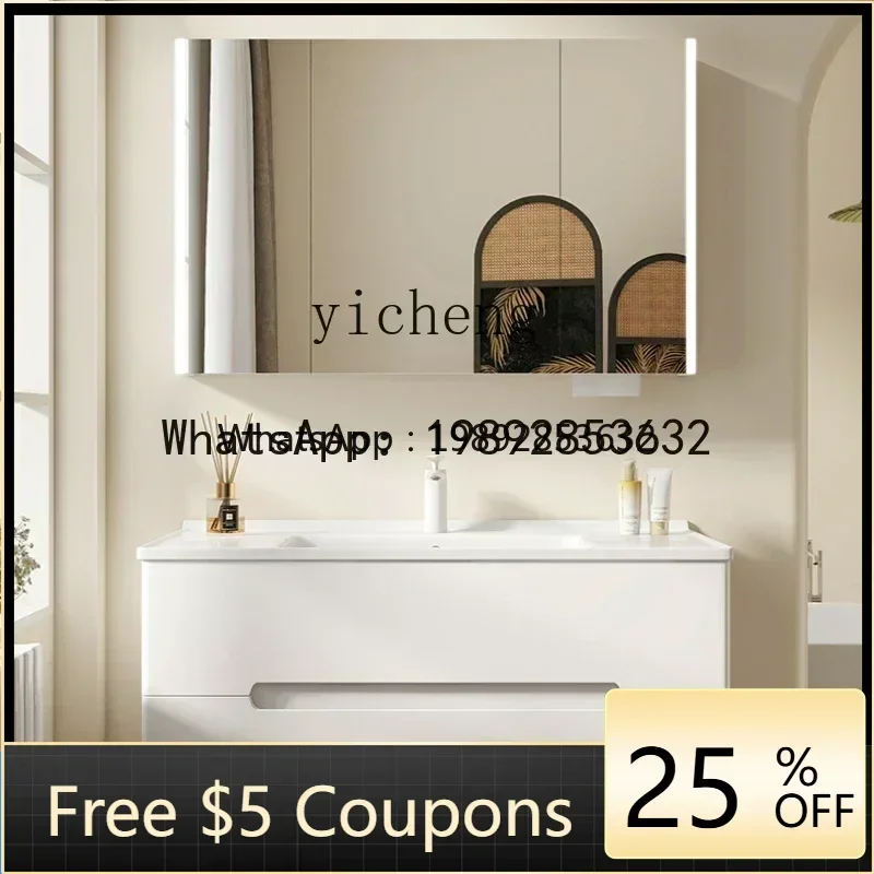 

ys9bathroom cabinet ceramic integrated basin modern simple washbasin cabinet combination washbasin toilet