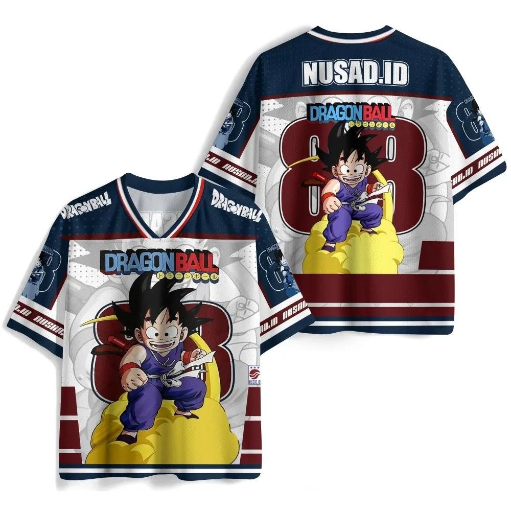 Camiseta Deportiva de Verano 2026 con Diseño 3D de Goku de Dragon Ball, Anime Japonés, para Hombre y Mujer, Transpirable y de Secado Rápido, Ropa Harajuku