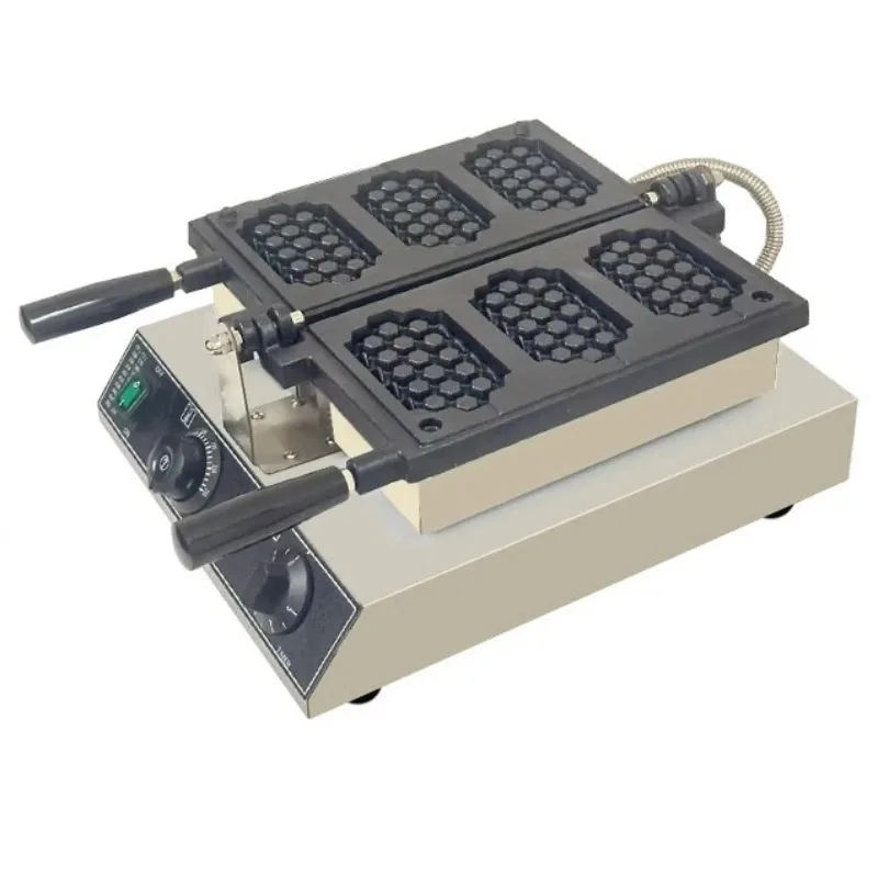 Electric Honeycomb-shaped Waffle Maker 3PCS Waffle Cake Maker Honey Comb Shape Waffle Machine