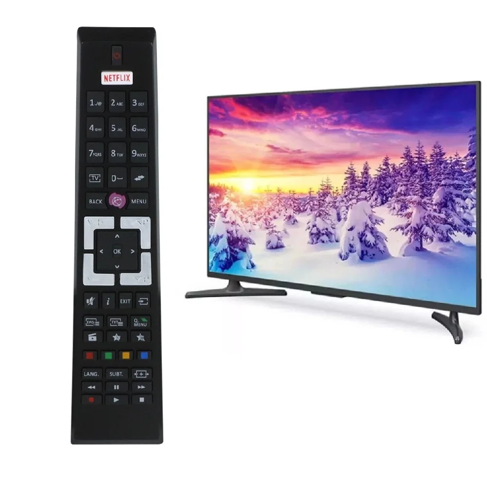 Reemplace el Control remoto RCA4995 para TENSAI TV Telefunken/especificación Edenwood TV Control remoto TE43404G37Z2P TE32287B35T LED TV NE