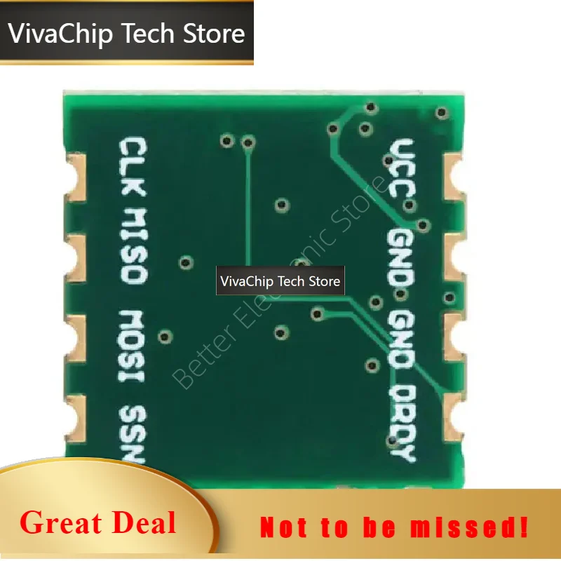VivaChip TechOriginal RM3000 3-Axis Magnetic Sensor Compass Module SPI Interface High Precision