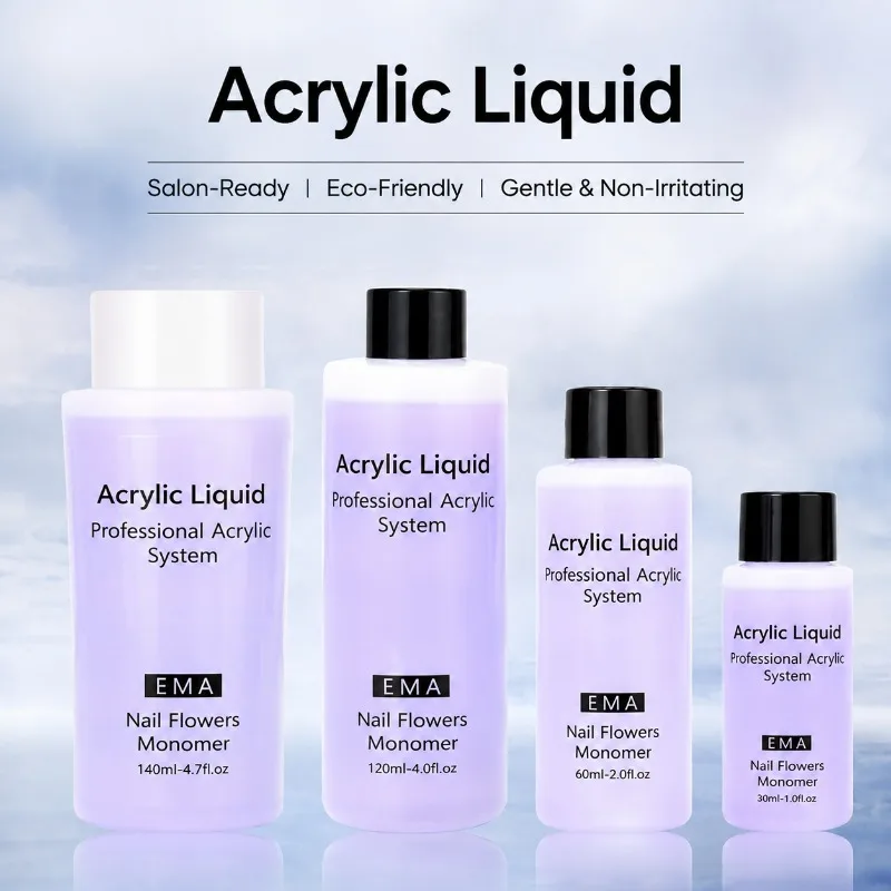 Quick‑drying Crystal Liquid Cleanser for Nail Extension Carving Rhinestone Bonding Purify Surface Residues Remove Grease Dirt