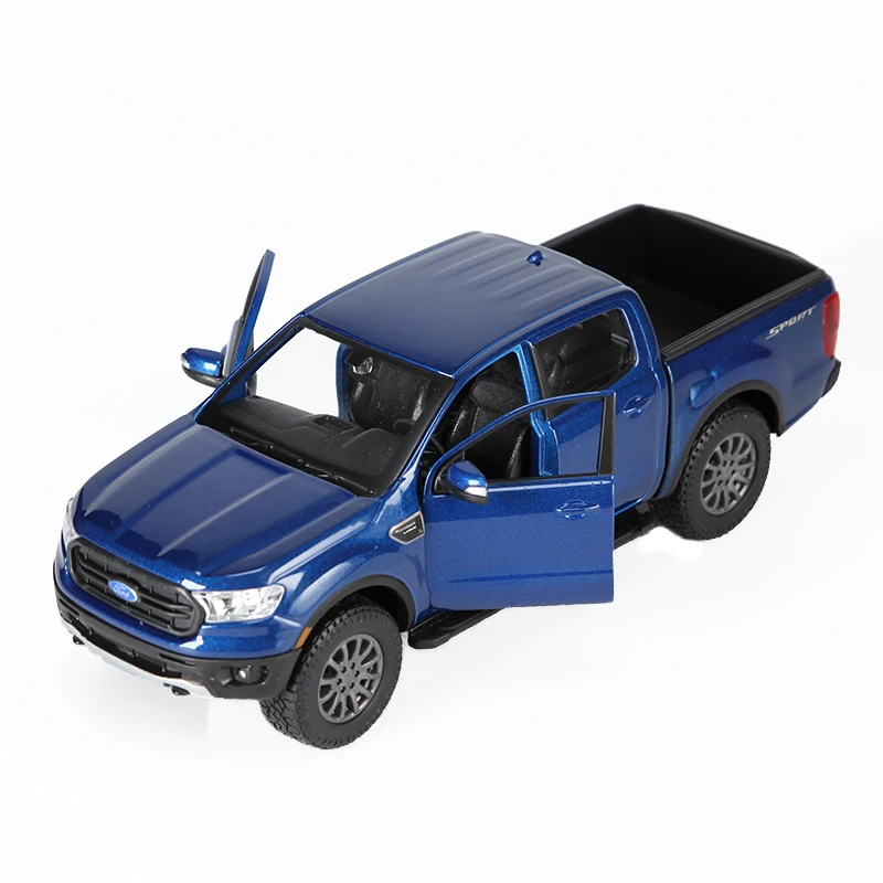 Maisto New 1:24 Ford Ranger 2019 Pickup Trucks modello di auto in lega diecast veicoli giocattolo in metallo collezione di simulazione regali per