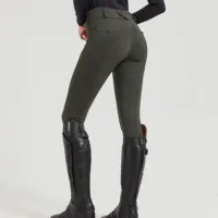 Professional horse riding pants silicone anti-slip quick-dry tight-fitting cycling sports pants for equestrian exams 2