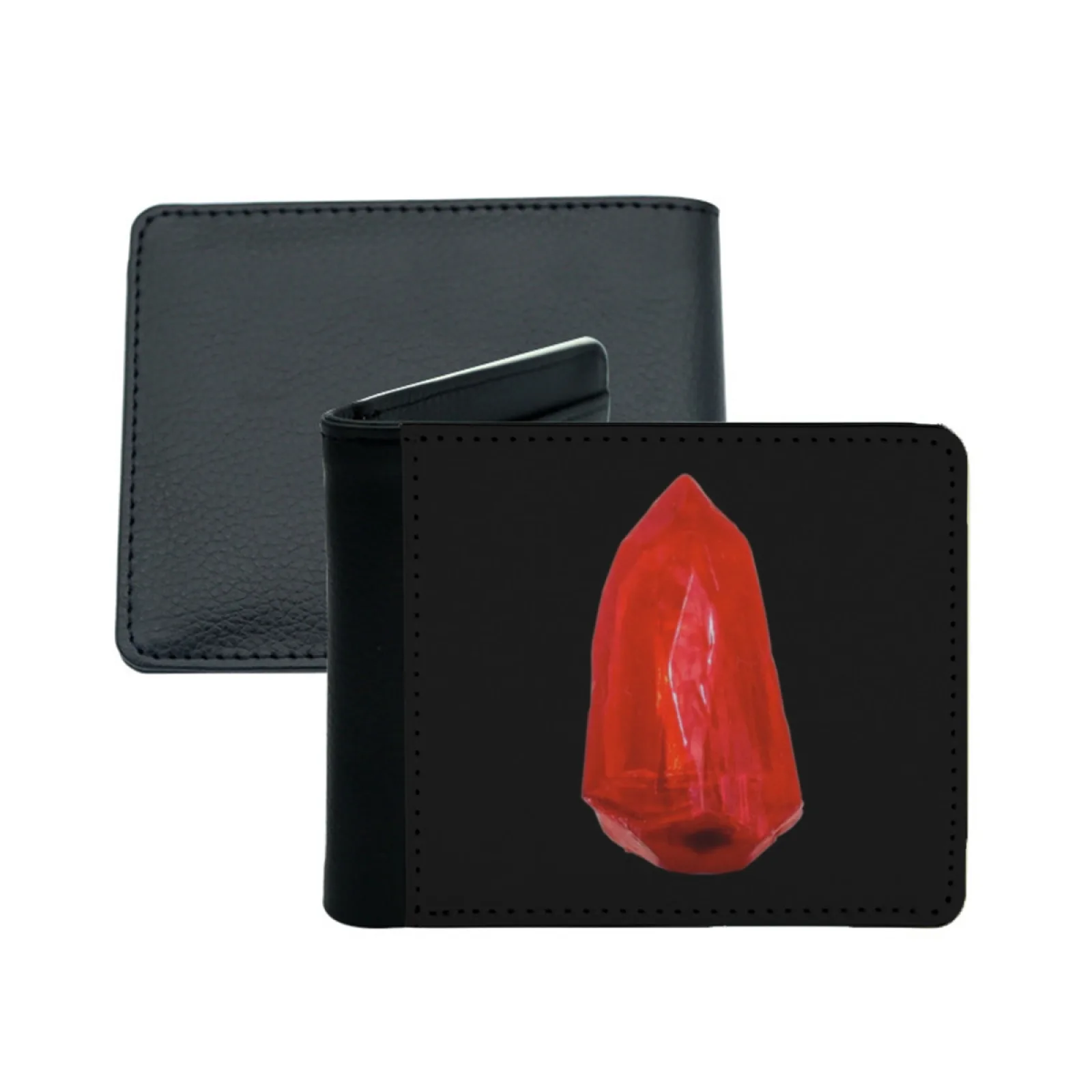 Kyber Crystal Красные кожаные мужские кошельки Держатель для кредитных карт Кошелек Черный кошелек Kyber Crystal Синий Красный Зеленый Фиолетовый Желтый