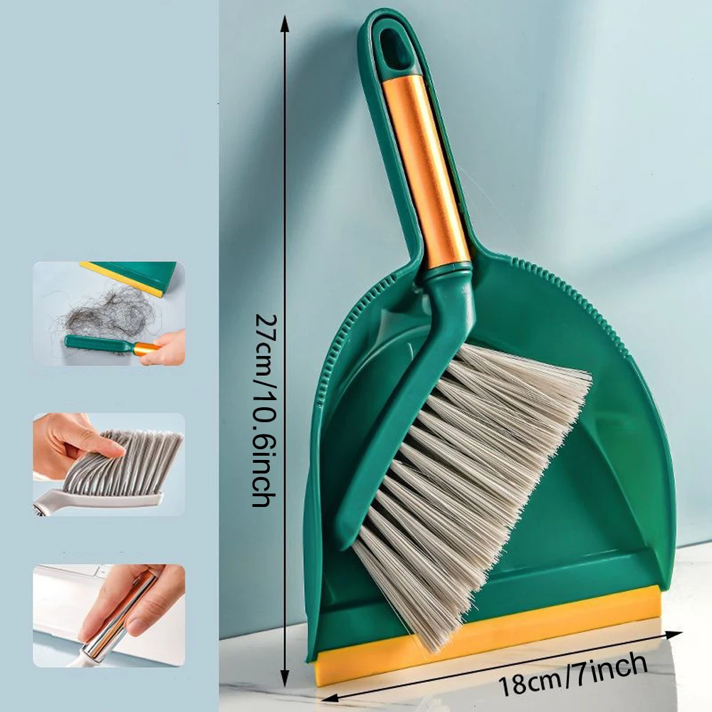1 Set Mini Cleaning Brush And Dustpan Set - Handheld Sweeping Brush And Dustpan, Desktop Cleaning Brush #2