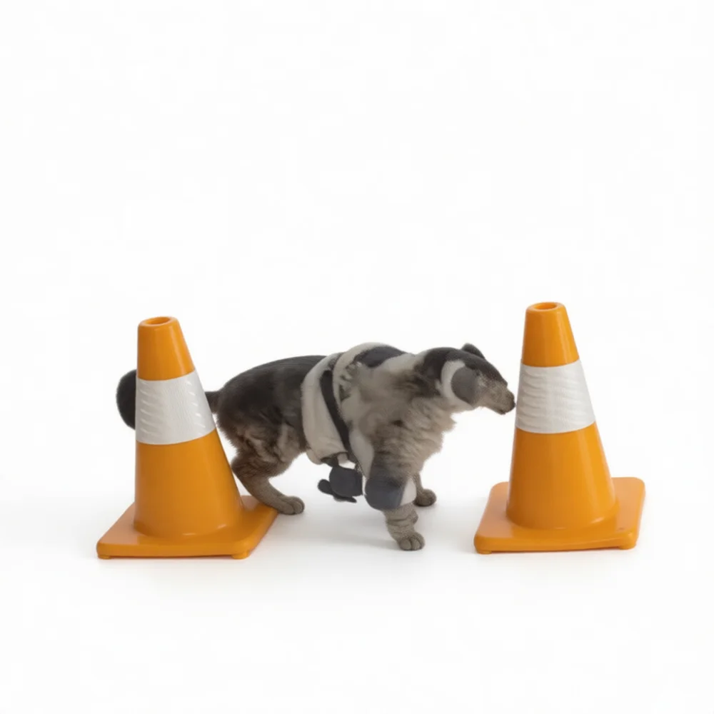 Male Puppy Pee Training Post Potty Marker Cone Indoor Dog Toilet Guidance Accessory Professional Household Pet Peeing Helper Too