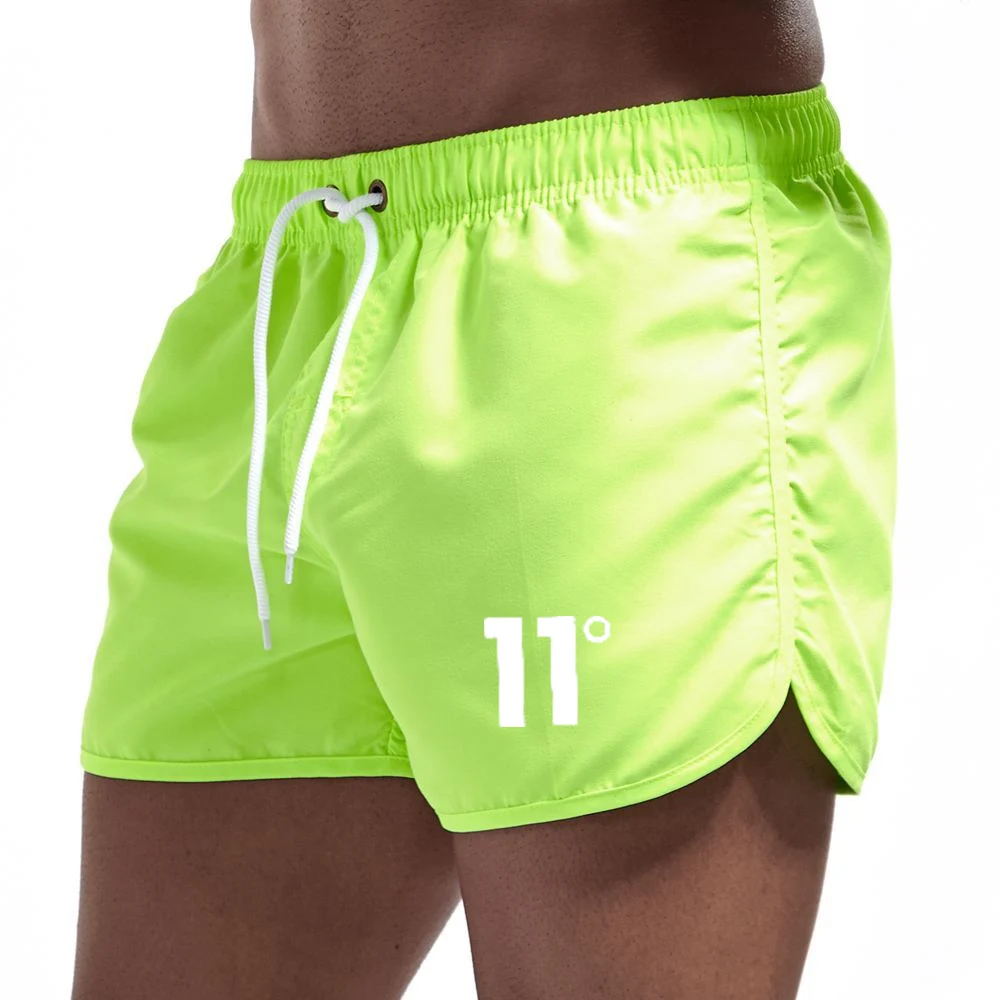 2024 Summer Men\'s Swimwear Brand Shorts Printed Beachwear Sexy Swim Trunks Men Swimsuit Low Waist Breathable Beach Wear Surf