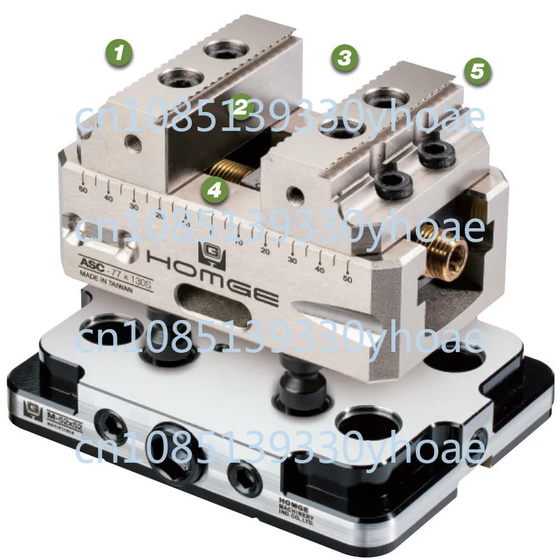 

Пятиосевые регулируемые Самоцентрирующиеся тиски серии ASC, Тайвань