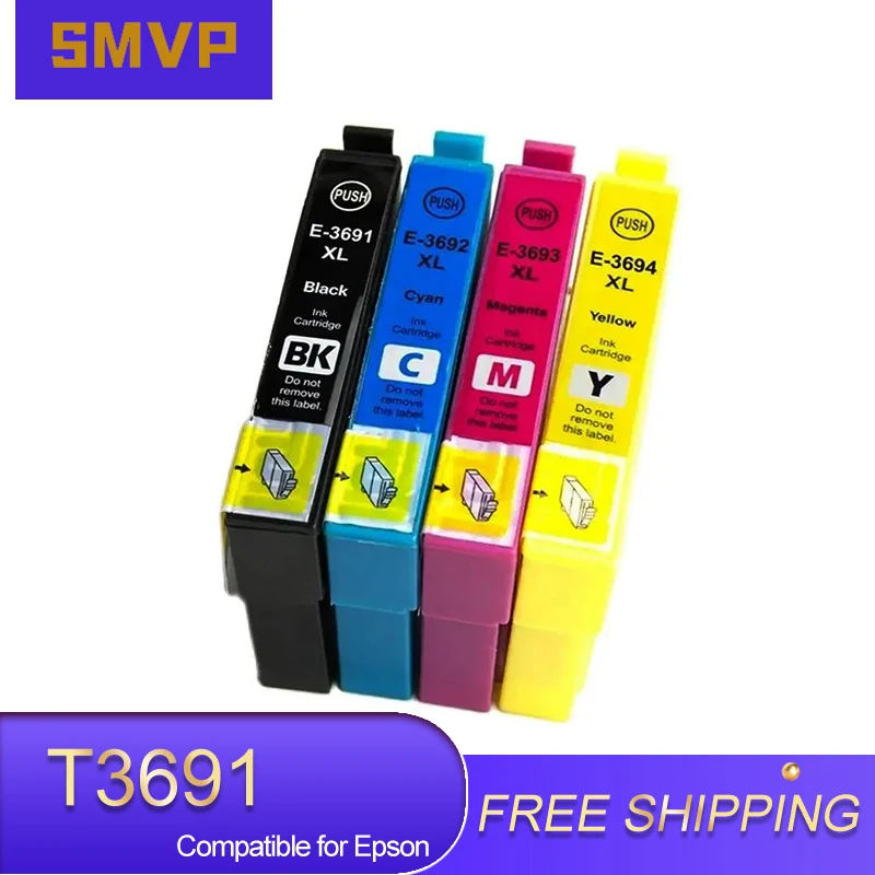 36 XL 36XL T36 T3691 T3692 T3693 T3694 Premium Color Compatible Ink Cartridge for Epson Expression Home XP-235A XP-332