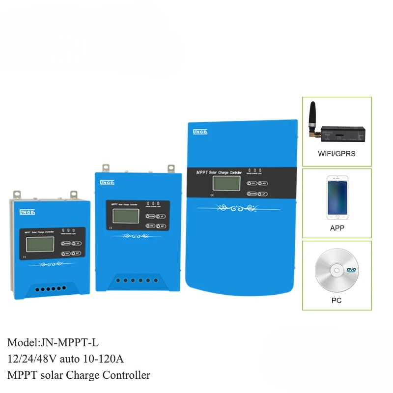 แผงเครื่องควบคุมการชาร์จเซลล์แสงอาทิตย์แบบ MPPT 240V แรงดันสูง192V 100A