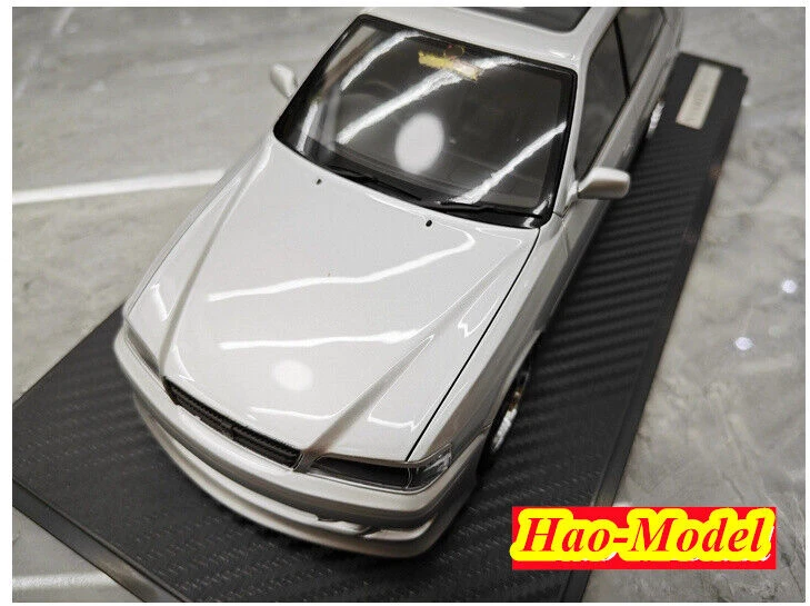 IG 1/18 For Toyota VERTEX JZX100 Chaser Resin Model Car Diecast Ornaments Toys Boys Birthday Gifts Hobby Display Collection