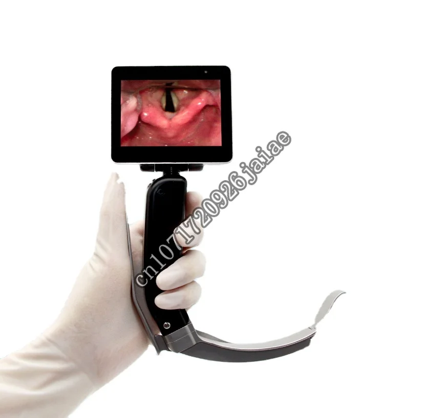 Hot selling 3 inch OLED screen video laryngoscope reusable for ENT examination