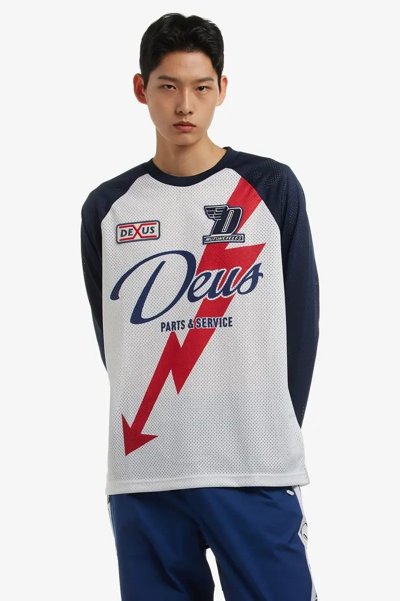 DEUS EX MACHINA-Camiseta de manga larga para hombre, Jersey para bicicleta de montaña, Motocross, todoterreno, ciclismo de descenso