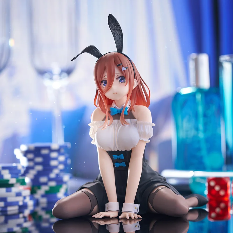 Authentieke TAITO TheQuintessentialQuintuplets Nakano Miku Rabbit Girl Landscape Action Figure Handgemaakte Anime Merchandise Ornament