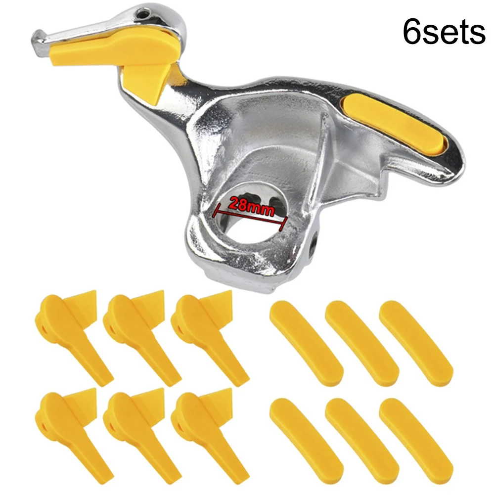 12Pcs Tyre Tire Changer Part Nylon Mount Demount Duck Head Rt Rim Protector Bird Head Protection Tyre Changer Tire Machine Parts