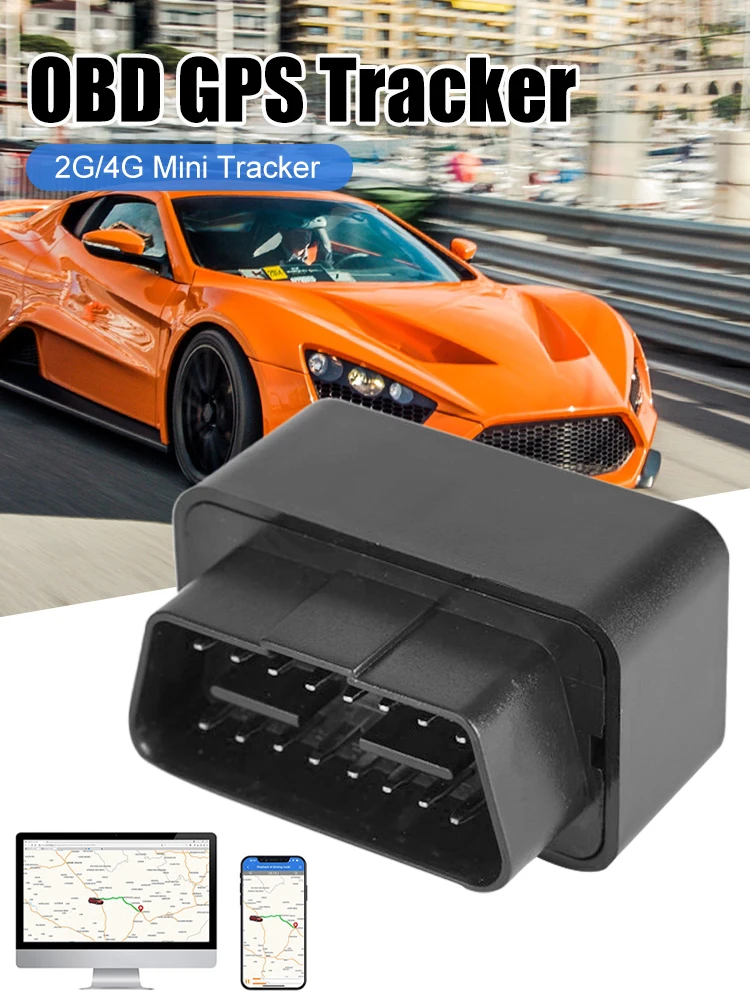 

Car 2G 4G OBD GPS Tracker Anti-Theft Alarm Tracking Device 12V-24V Free APP for iOS Andriod SMS Call Geofence Locator