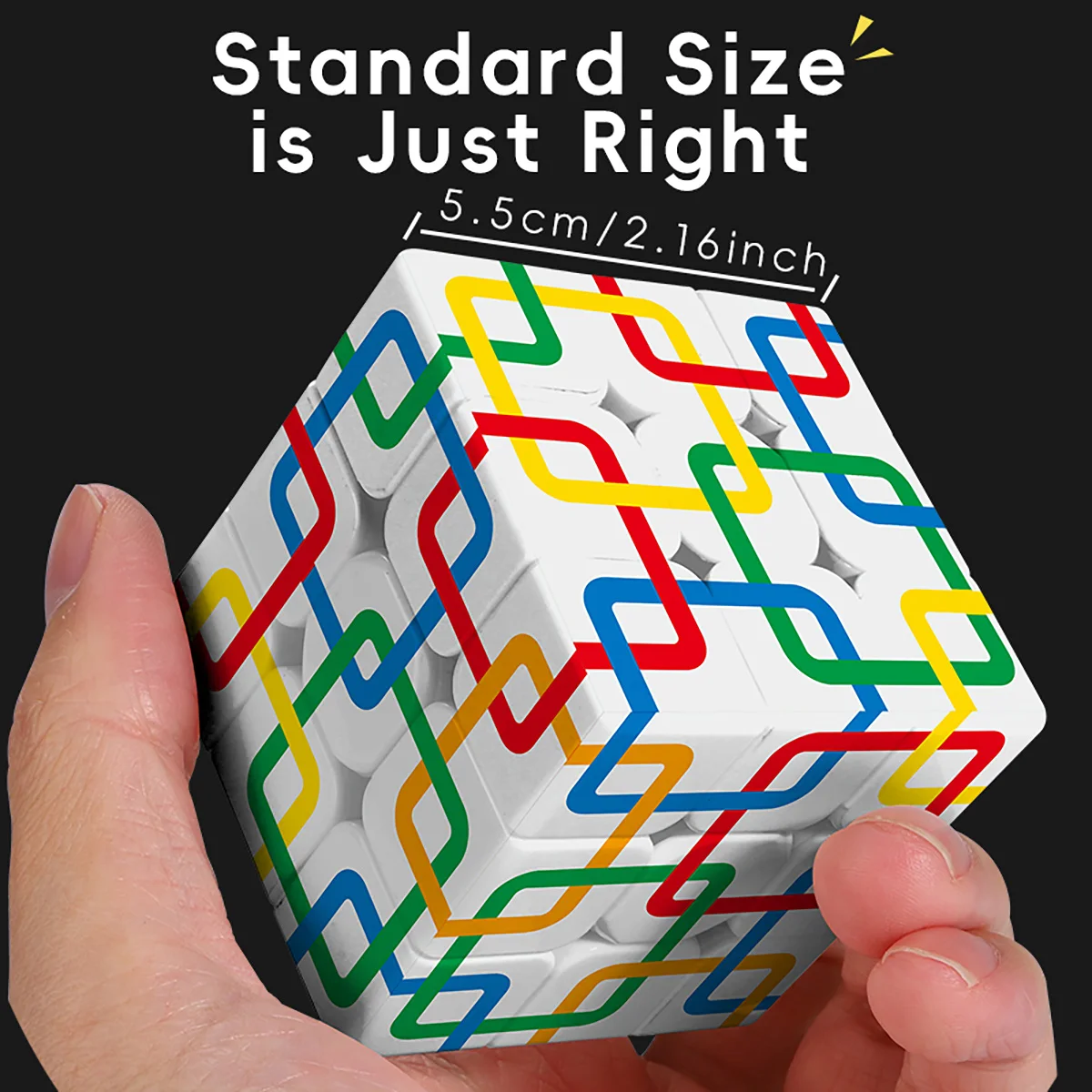 マジックキューブ 3x3x3 3D UV ボックスグリッドカラー塗装ストレスリリーフパズルプロフェッショナルスムーズスピードゲーム子供のおもちゃギフト
