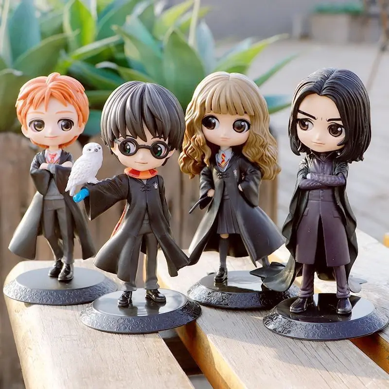 Harry Potter Q Posket Series Version Role Draco Malfoy Hermione Action Figure Anime Collectible Dolls For Kids Christmas Toys