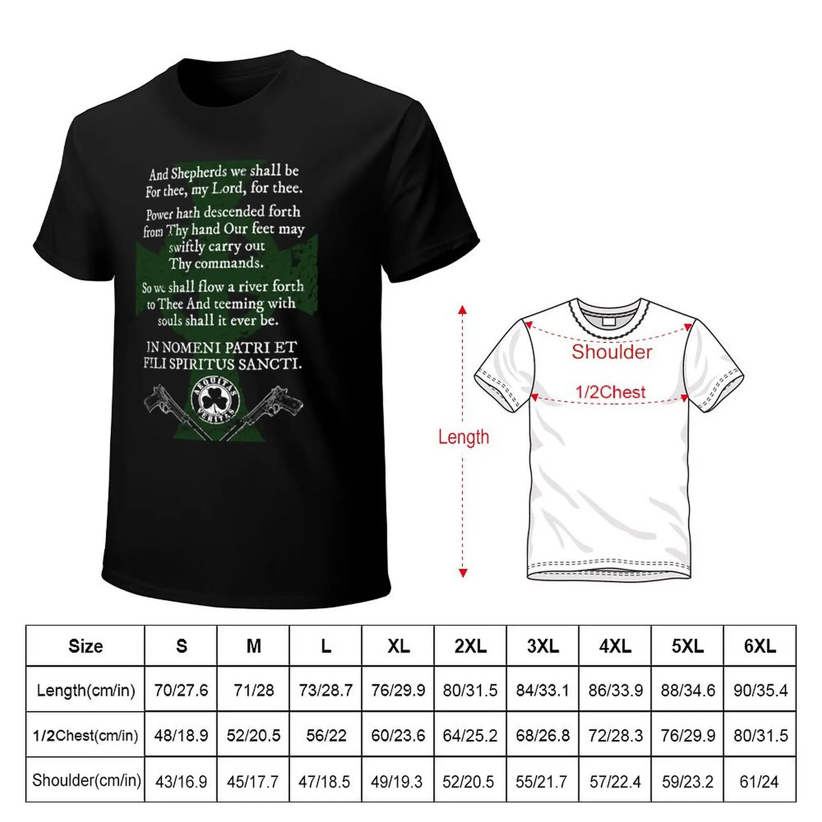 Boondock Saints T-Shirt Novelty Graphic Tee Shirt