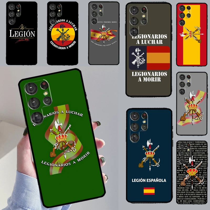 Spanish Legion Case For Samsung Galaxy S23 S22 Ultra S20 FE S8 S9 S10 e Note 10 Plus Note 20 S21 Ultra Coque