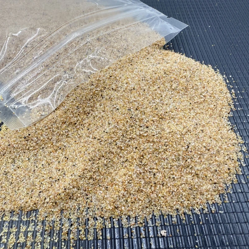 Simulatie fijn zandmodel natuurlijk zand en grind 0,5 mm deeltjes strandlandschapsarchitectuur materiaal drijfzandmodel