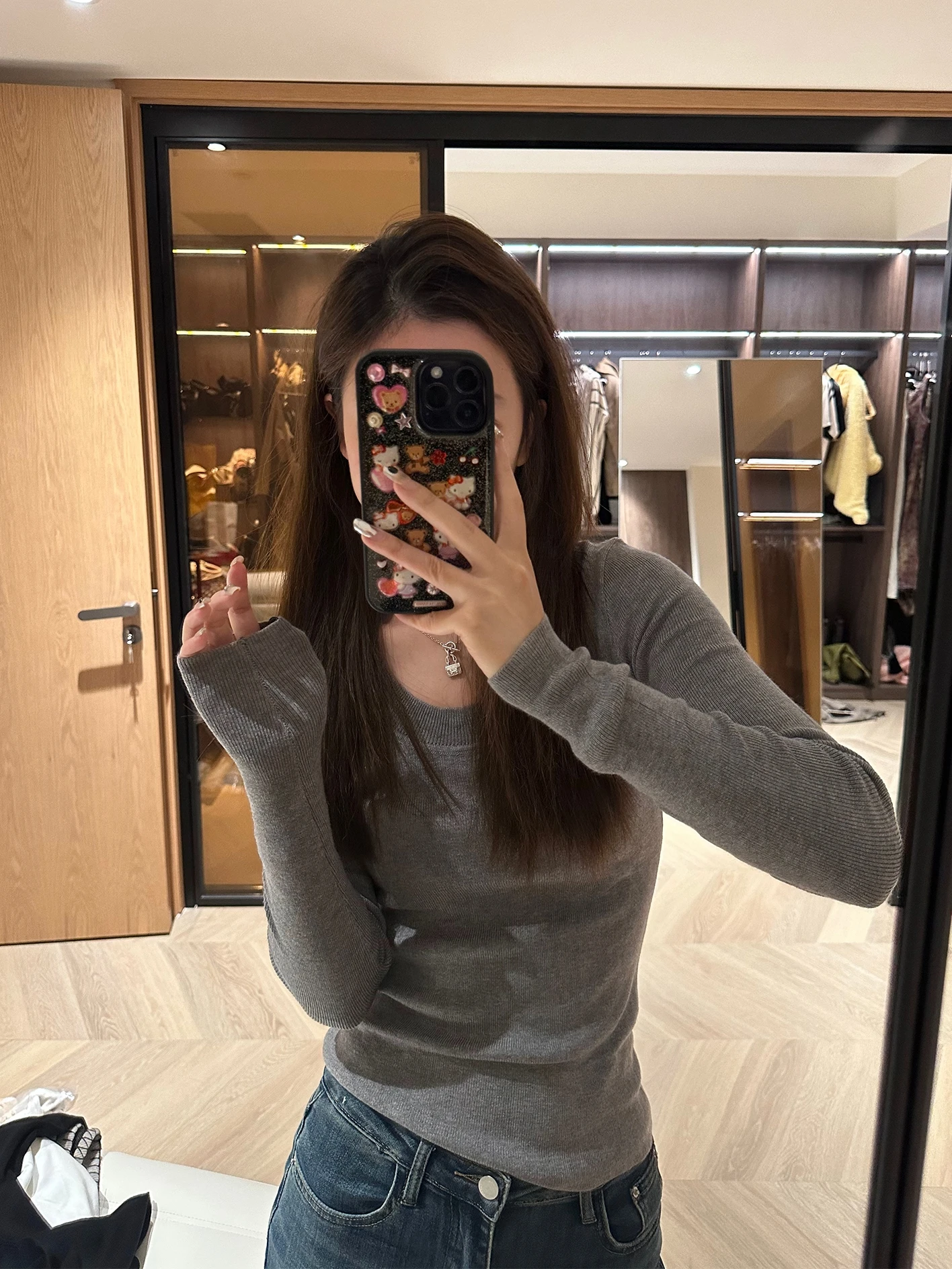 

Aeronline Зимний вязаный длинный светящийся круглый шерстяной свитер Ne, женская футболка для внутренней одежды, белая футболка обычного кроя для поездок на работу