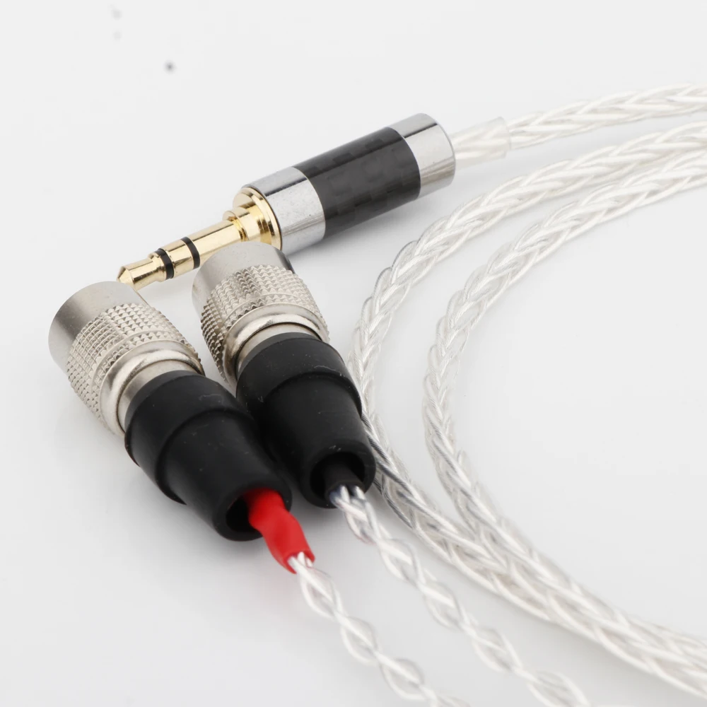 8-adriges OCC versilbertes Kopfhörerkabel ersetzt Upgrade-Kabel für MrSpeakers Mr Speakers Ether Alpha Dog Prime Haldane-Kabel – Detail 7
