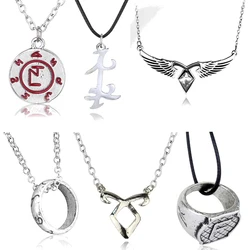 The Mortal Instruments City of Bones Necklace Angelic Power Runes Shadowhunters Pendant Necklace Men Women Gift