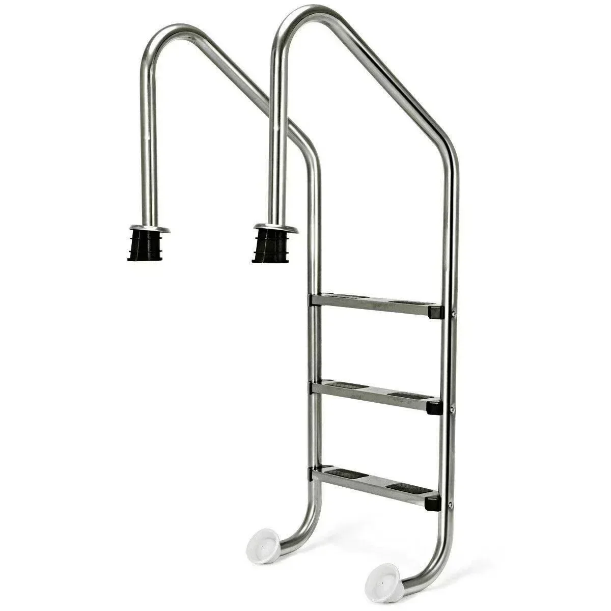 Factory Wholesale Swimming Pool Equipment 3 Steps Stainless Steel Swimming Pool Ladder